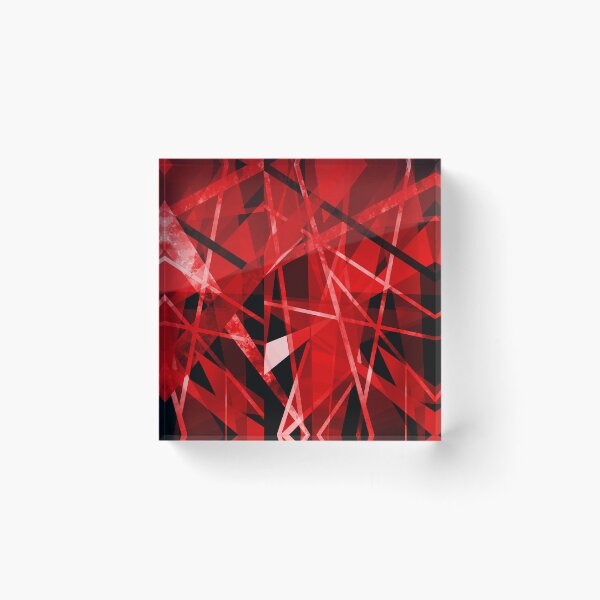 Item preview, Intersection Red Abstract  designed and sold by Andrew  Hitchen.