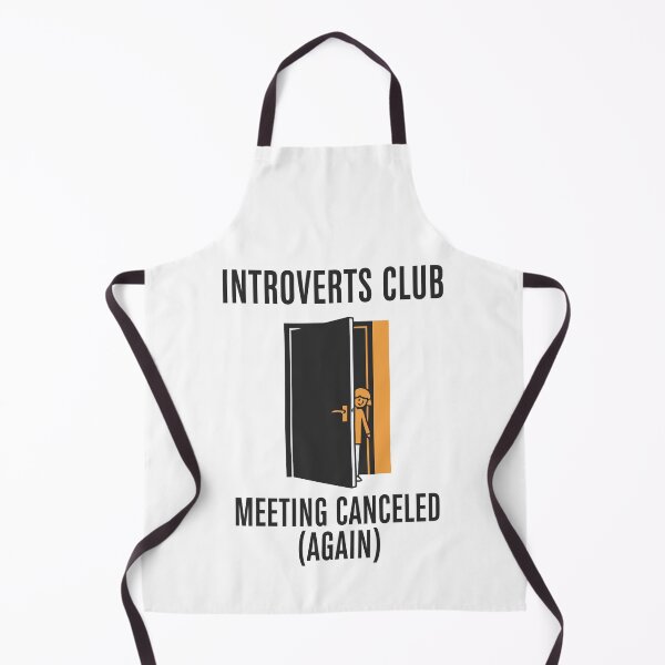 Item preview, Funny Introverts Club Meeting Canceled Social Anxiety Humor designed and sold by Amir Faysal.