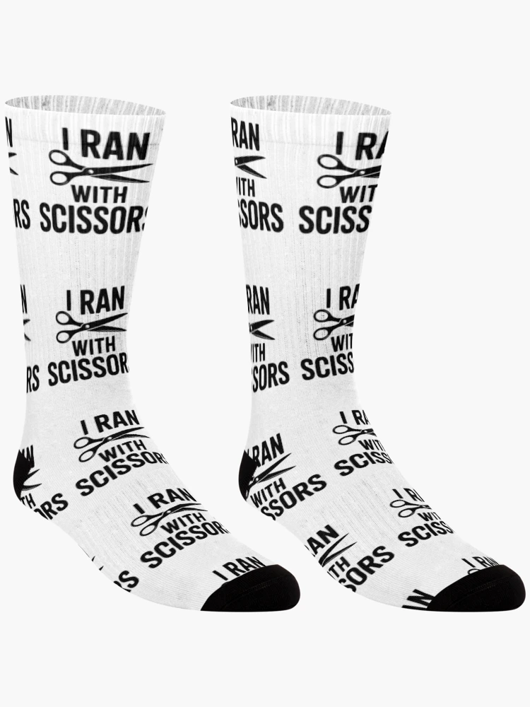 Thumbnail 3 of 5, Socks, I Ran With Scissors designed and sold by Frank Ring.