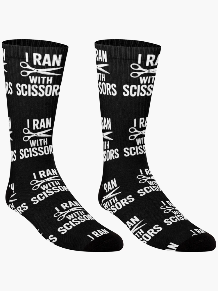 Thumbnail 3 of 5, Socks, I Ran With Scissors designed and sold by Frank Ring.