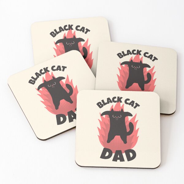 Item preview, Black cat dad designed and sold by Morcawork.