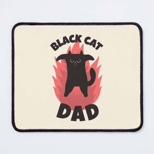 Item preview, Black cat dad designed and sold by Morcawork.