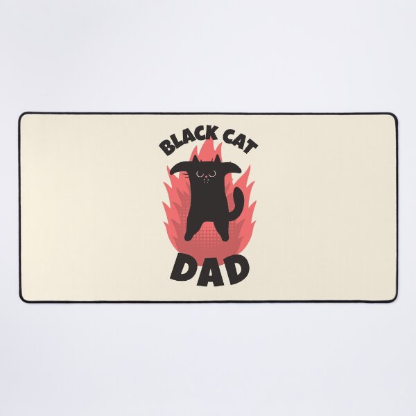 Item preview, Black cat dad designed and sold by Morcawork.