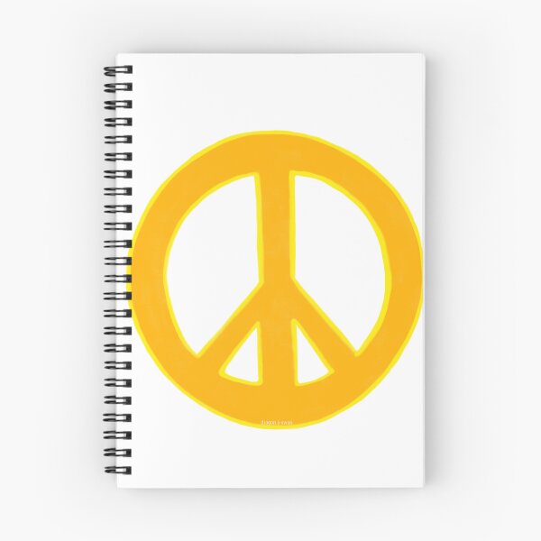 Item preview, Peace Symbol Disarmament Peace Sign Orange and Yellow designed and sold by CovetedCove.