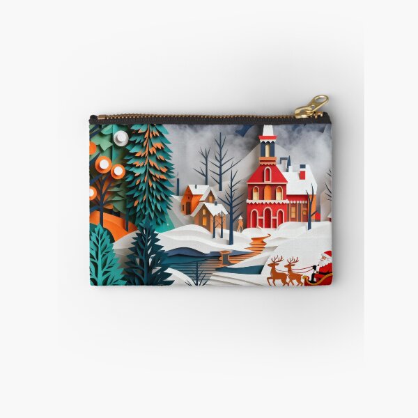 Item preview, Magical Christmas Village With Santa And His Sleigh designed and sold by GaffaDesigns.
