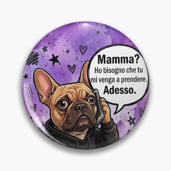 Item preview, Frenchie Mom Emergency Call Phone Case italiano designed and sold by Brizione88.