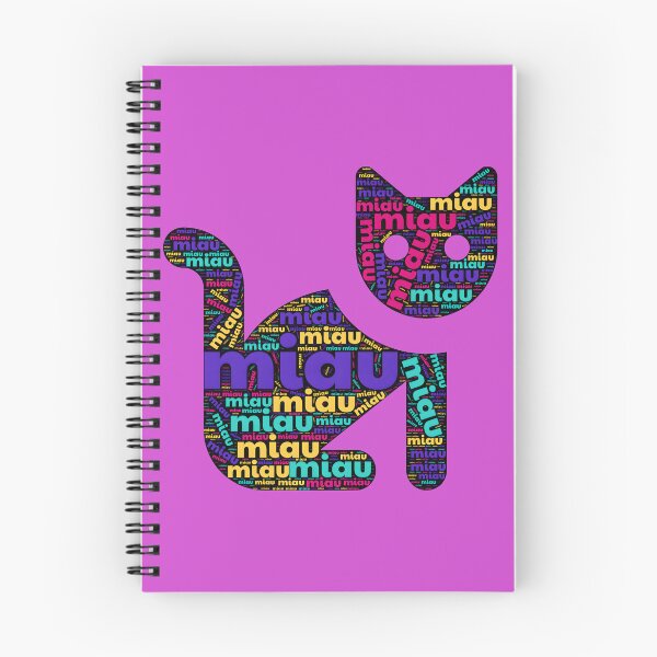 Item preview, Four colors cat word cloud Meow meow meow designed and sold by ParadoxParadox.