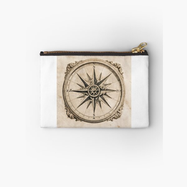Item preview, T-Shirt - Sticker - Navigating Time: Ornate Compass Rose designed and sold by ForeverPrintsOK.