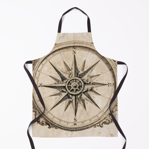 Item preview, T-Shirt - Sticker - Navigating Time: Ornate Compass Rose designed and sold by ForeverPrintsOK.