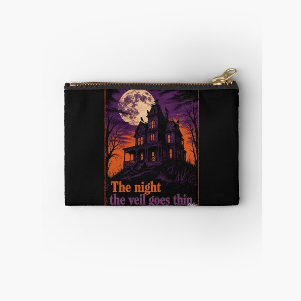 Item preview, Halloween Victorian Haunted House Full Moon Linocut Art Print  designed and sold by Artisticanvas.