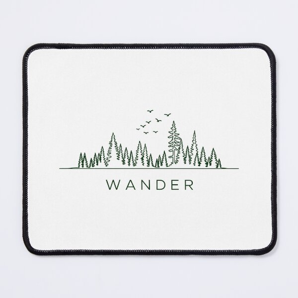 Item preview, Wander Forest Line Art Silhouette with Birds designed and sold by Amir Faysal.