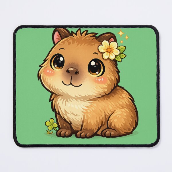 Item preview, Capybara | Cute Animal Typography Design designed and sold by VasiArtLab.