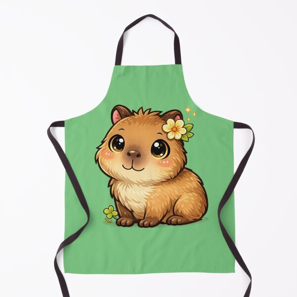 Item preview, Capybara | Cute Animal Typography Design designed and sold by VasiArtLab.