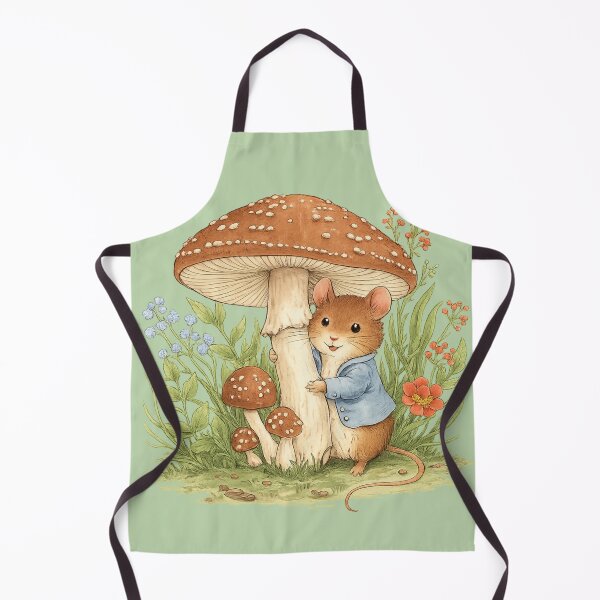 Item preview, Cozy Mouse In Fairy Forest – Gentle Nature Poetry designed and sold by iamdesigns14.