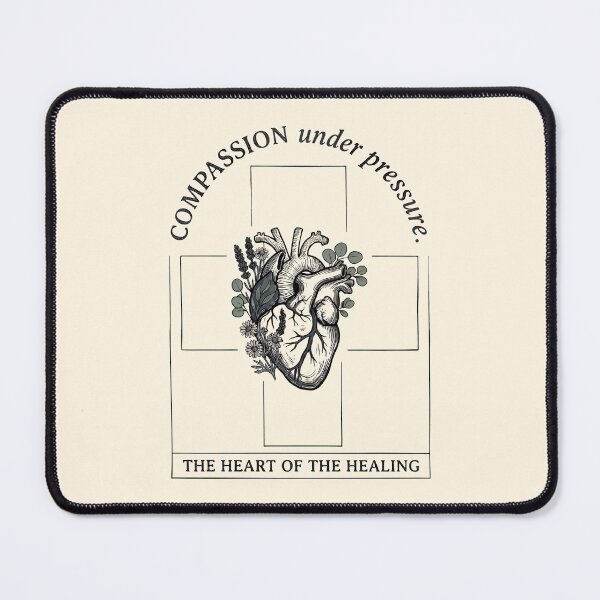 Item preview, Compassion Under Pressure Medical Anatomical Heart Cross designed and sold by Zazz Lee.