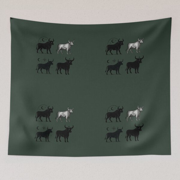 Item preview, Mystical Celestial Taurus: Dark Academia Bulls designed and sold by mijaczeek.