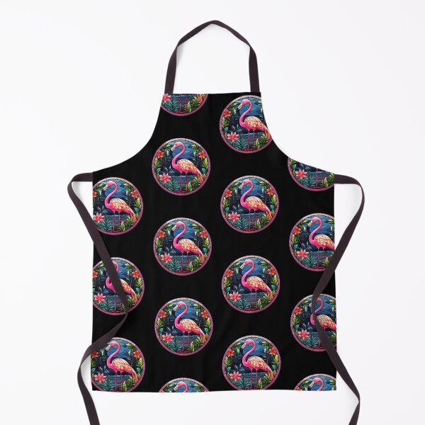 Item preview, Flamingo Stained Glass Leadlight Artistic Design Boys Girls designed and sold by rafaeltto.