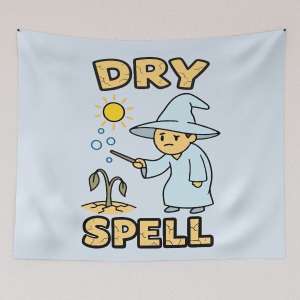 Item preview, Dry Spell - Wizard Failing to Water Plant designed and sold by Regal Rev.