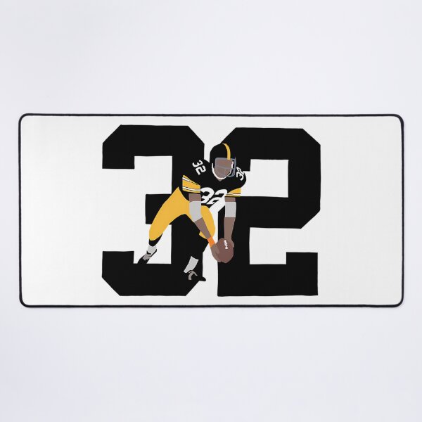 Aperçu de l'œuvre Franco Harris 32 Silhouette de Pittsburgh créée et vendue par PeaceTypo.