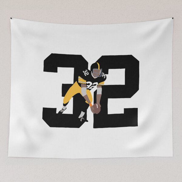 Aperçu de l'œuvre Franco Harris 32 Silhouette de Pittsburgh créée et vendue par PeaceTypo.