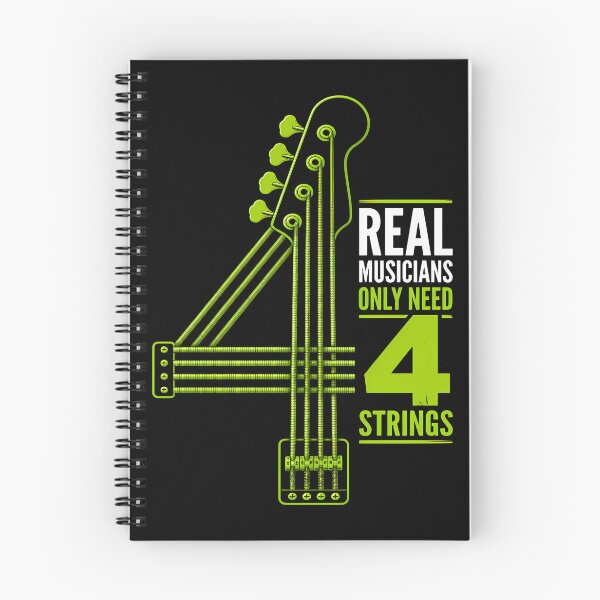 Item preview, Real Musicians Only Need 4 Strings  - Funny Bass Player designed and sold by Art-Arcade6.