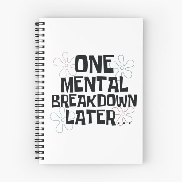 Item preview, One Mental Breakdown Later – Pastel Time Card Meme designed and sold by WATEKE.