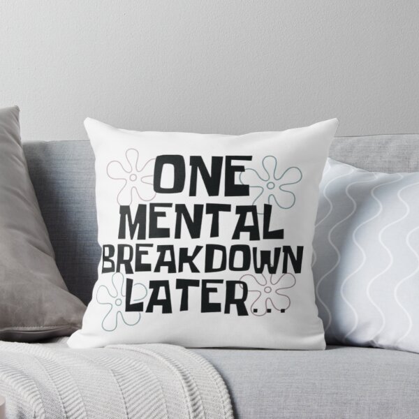 Item preview, One Mental Breakdown Later – Pastel Time Card Meme designed and sold by WATEKE.