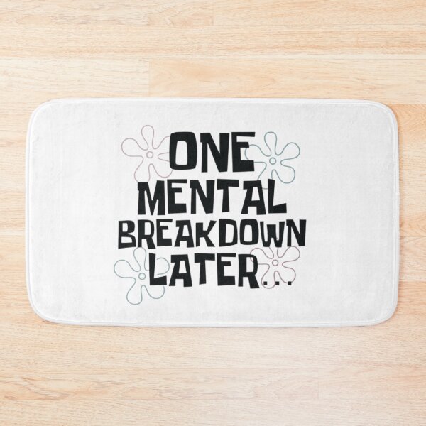Item preview, One Mental Breakdown Later – Pastel Time Card Meme designed and sold by WATEKE.