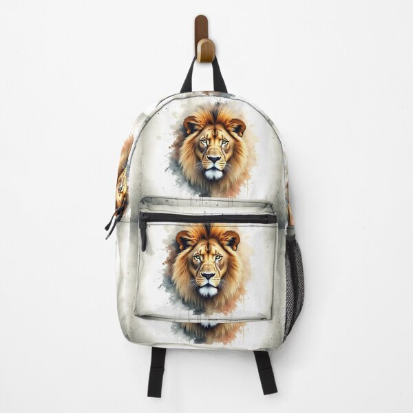 Item preview, A watercolor lion's head designed and sold by Marcu Ioachim.