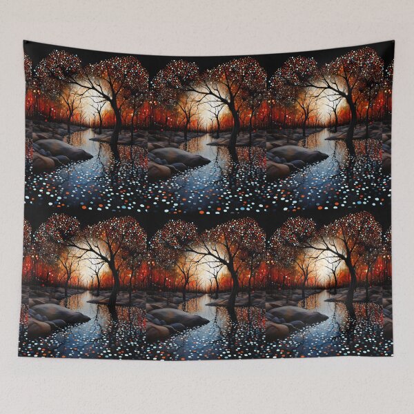 Item preview, Litchfield Sunset Reflections Dreamscape Contemporary Landscape Wall Art Masterpiece designed and sold by GrinGalore.