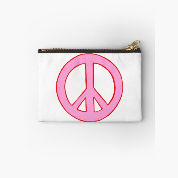 Item preview, Peace Symbol Disarmament Peace Sign Pink and Red designed and sold by CovetedCove.