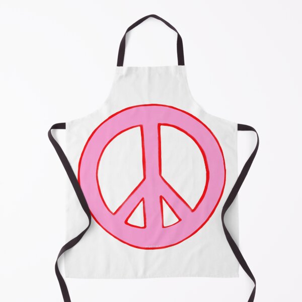 Item preview, Peace Symbol Disarmament Peace Sign Pink and Red designed and sold by CovetedCove.