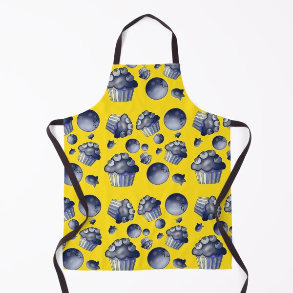 Item preview, Blueberry Cupcakes Seamless Pattern/ Bright Baking Food Art . designed and sold by RuwaDesignArt.