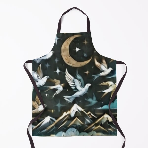 Item preview, Dreamy Mountain Landscape in Teal and Gold designed and sold by mdsakibhossain.