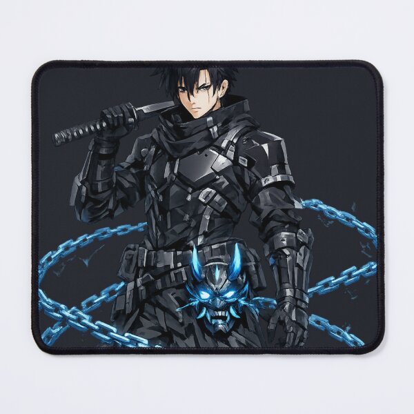 Item preview, Cyber Oni Hunter – Futuristic Demon Slayer Anime Warrior designed and sold by Sticleg.