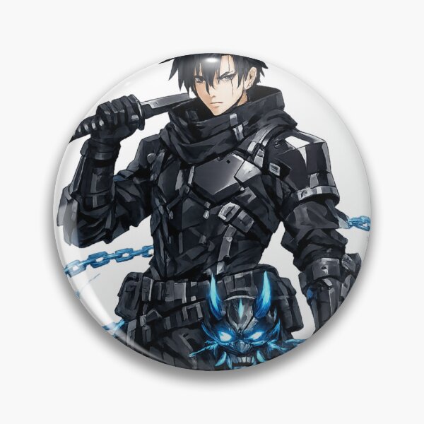 Item preview, Cyber Oni Hunter – Futuristic Demon Slayer Anime Warrior designed and sold by Sticleg.
