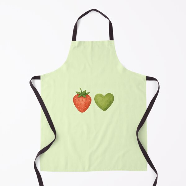 Item preview, Strawberry & Matcha Heart | Cute Minimal Foodie Aesthetic designed and sold by My Gluten Free Life UK.