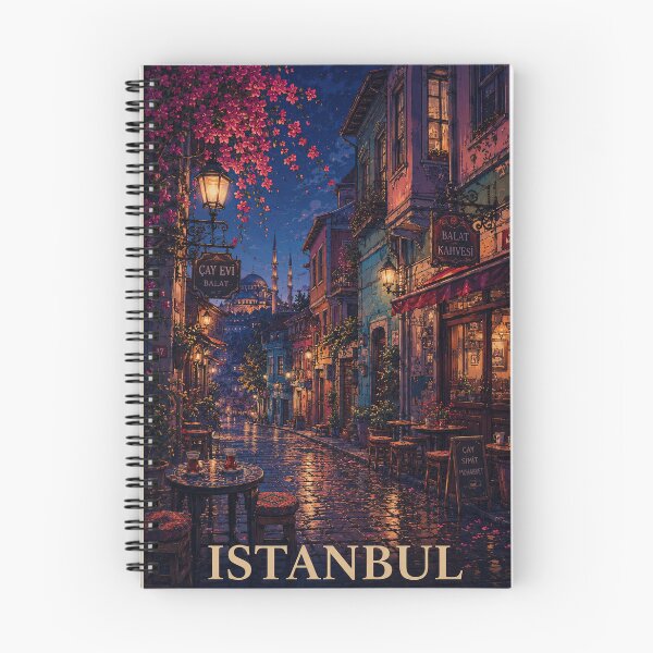 Item preview, Romantic dusk in Balat, Istanbul designed and sold by nirinalovell.