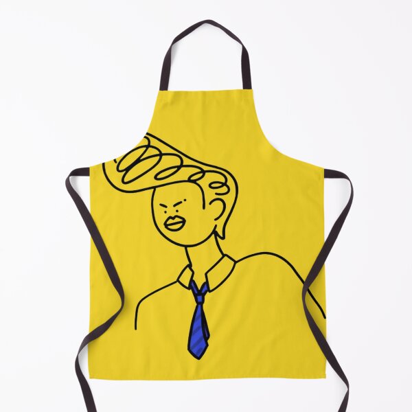 Item preview, Funny Office Worker with Pompadour Hair and Blue Tie designed and sold by EllaCraftz.