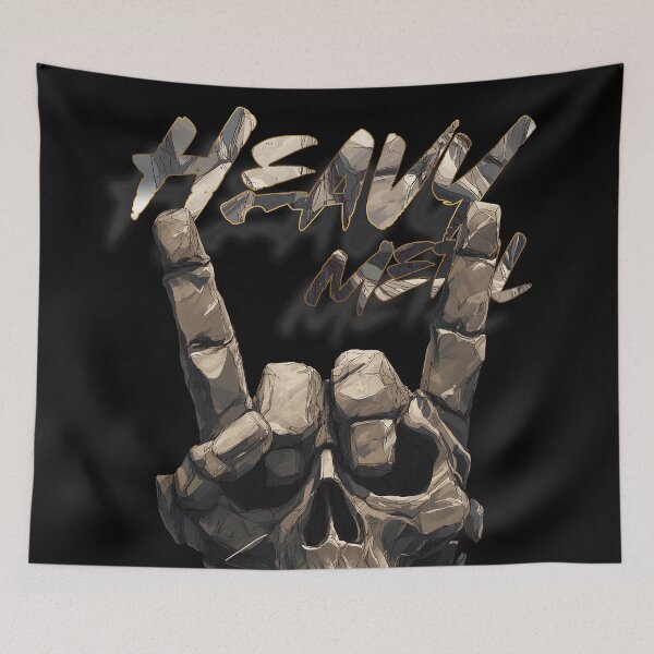 Item preview, Heavy Metal Hand II - Black Edition - Music Collection  designed and sold by SubliHardDraws.