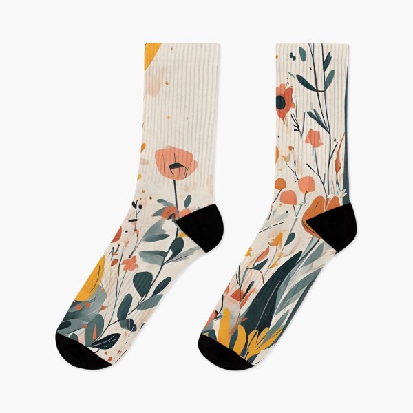 Item preview, Deep Wildflower Arch Botanical Illustration designed and sold by Neonyx2020.