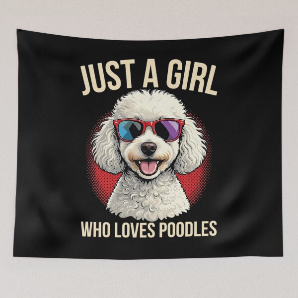 Item preview, Just A Girl Who Loves Poodles Dog Mom Gift designed and sold by LASTIQUE-dd.
