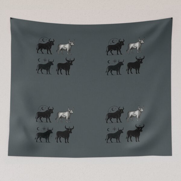 Item preview, Mystical Celestial Taurus: Dark Academia Bulls designed and sold by mijaczeek.