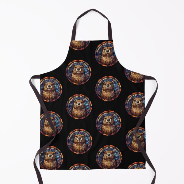Item preview, Groundhog Stained Glass Leadlight Artistic Design Boys Girls designed and sold by rafaeltto.