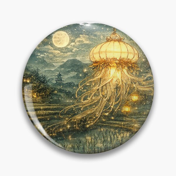 Item preview, Moonlit Spirit Jellyfish designed and sold by InkPixell.