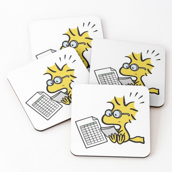 Item preview, Funny Yellow Bird Spreadsheet Excel Anxiety Sticker designed and sold by StikerChuns.