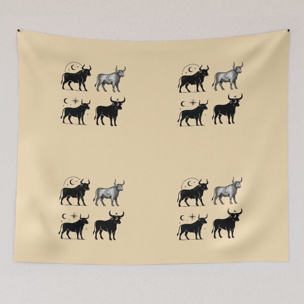 Item preview, Mystical Celestial Taurus: Dark Academia Bulls designed and sold by mijaczeek.