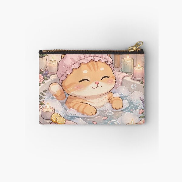 Item preview, Relaxing Cat Bubble Bath Time designed and sold by Moody Vibes Studio.