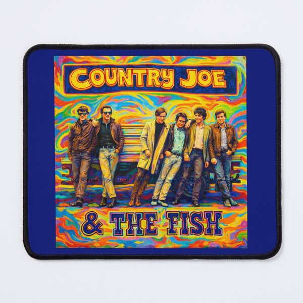 Item preview, Country Joe McDonald and the Fish Painted Psychedelic Poster designed and sold by Halifaxartguy.