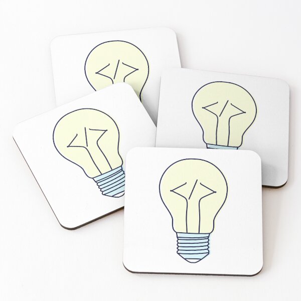 Item preview, Coders having the best ideas lightbulb designed and sold by Avonduren.
